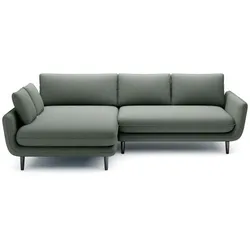 Ecksofa Solano Stoff Winter Moss
