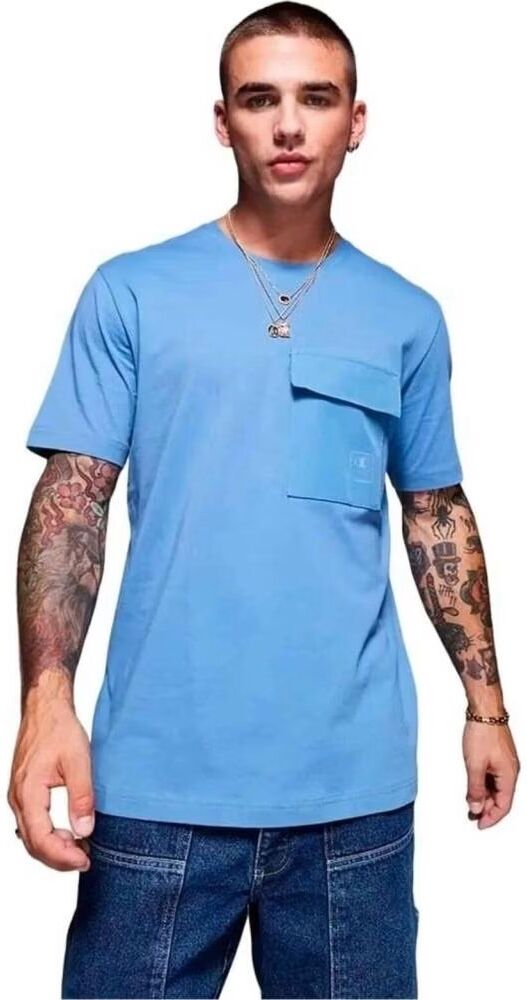 Camiseta Champion 220407-Bs099 Azul Hombre Azul M Hombre