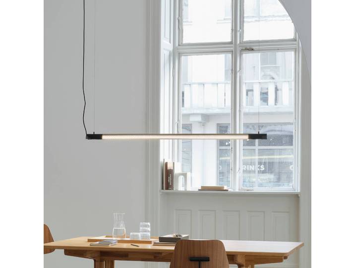 Design hanglamp Radent, zwart, Woon-/ Eetkamer, metaal, hanglamp