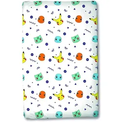 Halantex, Kinderbettwäsche, Pokémon Drap-housse Head 90 x 200 x 25 cm