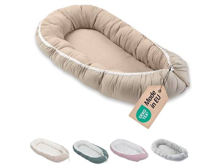 ULLENBOOM Babynest - Ideal für Neugeborene - OEKO-TEX zertifiziert