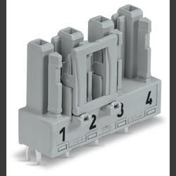 WAGO 770-804 Netz-Steckverbinder WINSTA MIDI Buchse, Einbau vertikal Gesamtpolzahl: 4 25 A Schwarz 50 St. Bulk