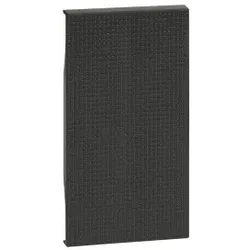 Legrand KG15M2 LivingNow 2-modulige Abdeckung für elektronische Klingel in der Farbe Black