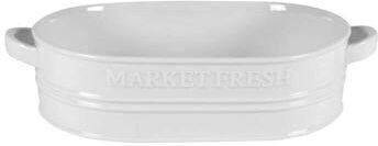 Fitz and Floyd Everyday White Bistro Casserole Dish, 3 Quarts