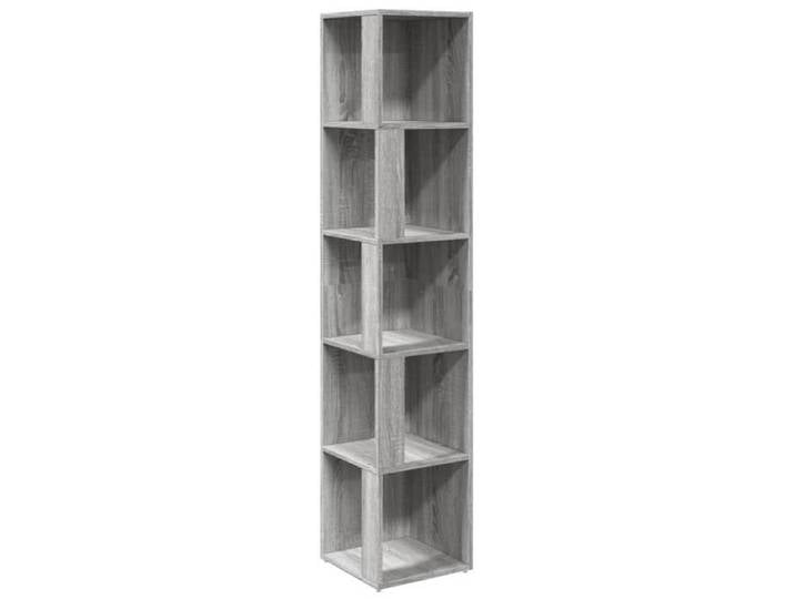 CLARENCE - NEW Armoire d'angle - JILL'S - Étagère de chambre/Salon Sonoma gris 33x33x164 5cm Bois d'ingénierie OCT698021027