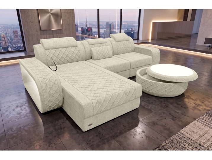 Ecksofa Berlin L Form Stoffsofa