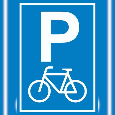 HB-Druck Fahrrad Parkplatz Räder Abstellplatz A1 (594x841mm) Schild