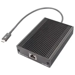 Sonnet Solo 10G Thunderbolt 5 to 10Gb Base-T Ethernet Adapter (Thunderbolt 3, USB 4, RJ45 (1x)), Netzwerk Adapter, Schwarz