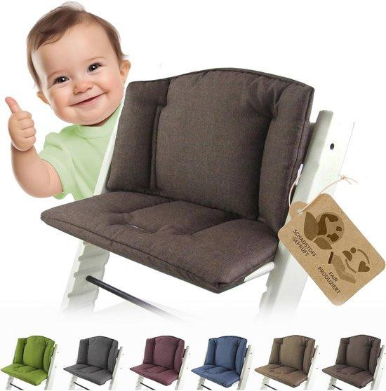 Zitkussen en vervangend overtrek voor kinderstoelen voor soft comfort en stijl