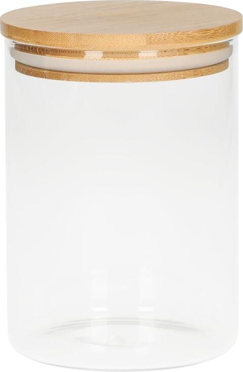 Glazen container Bamboo transparant