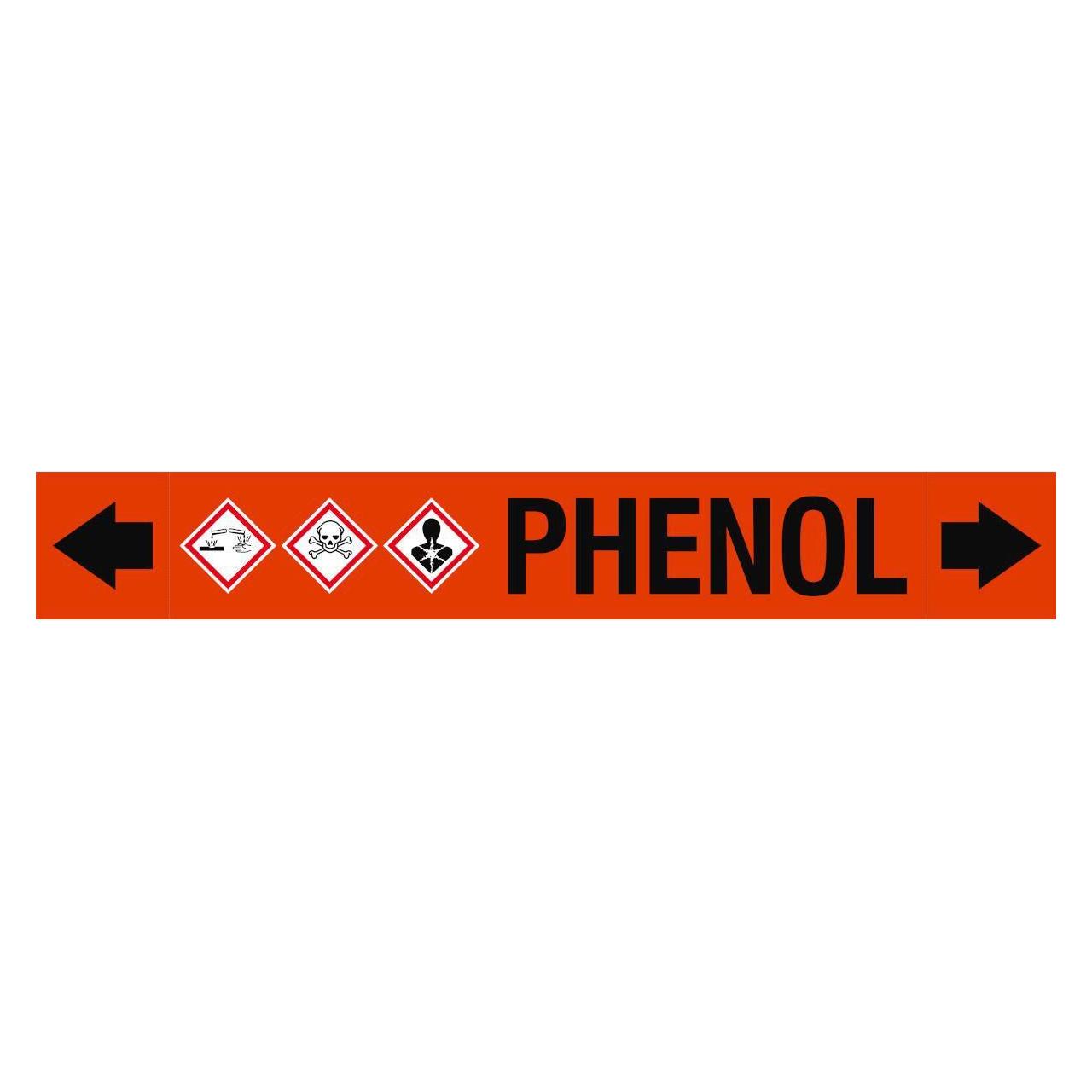 Brady ASME - Rohrmarkierer - Phenol (ASMEPM-100X690MM-PHENOL)