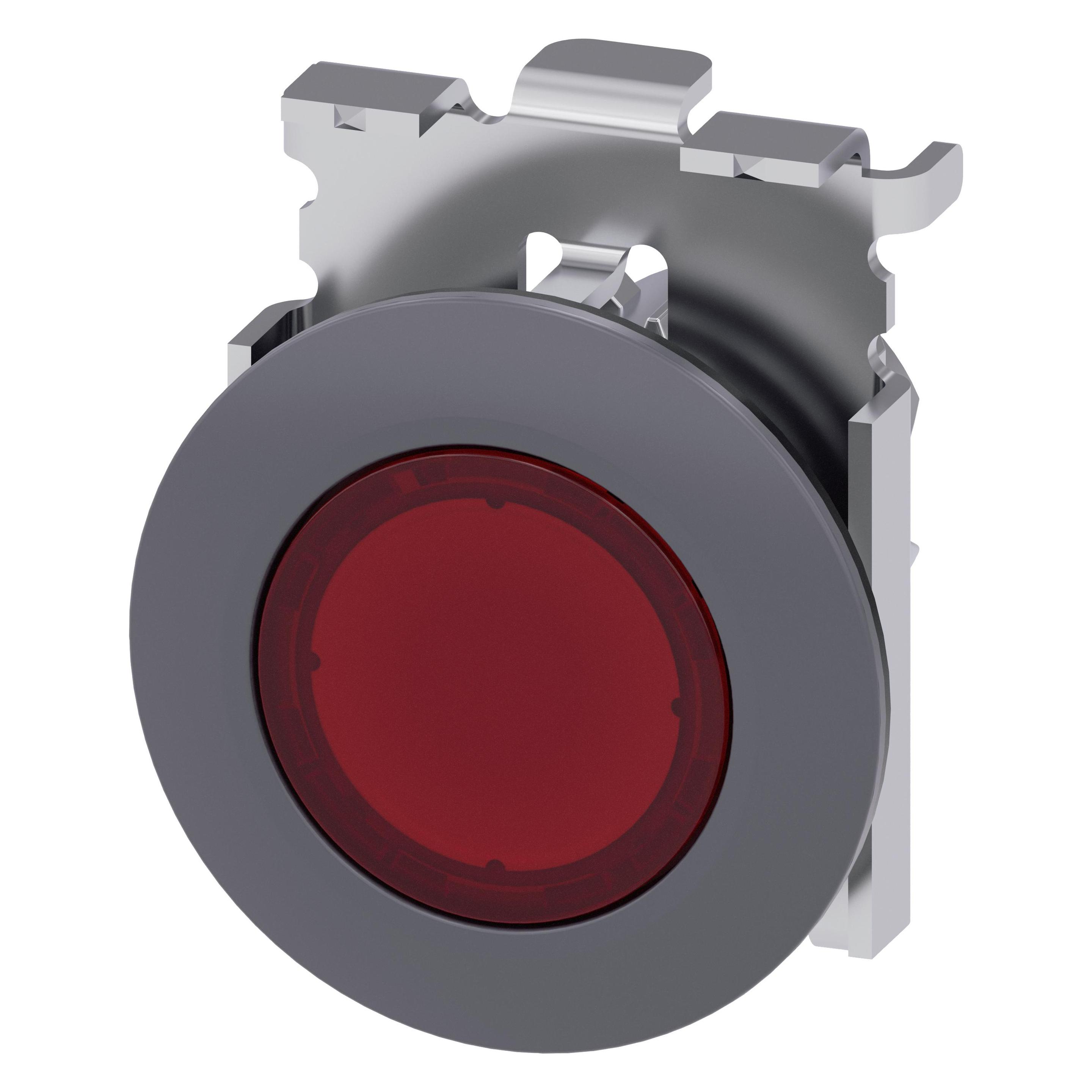 Siemens Ill pushbutton as indicator light red (3SU1061-0JD20-0AA0)