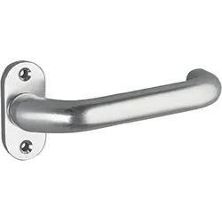 edi Profiltürdrückerlochteil 1308/0800 Alu.F1 ov.8mm gekr - 1308/0000/01