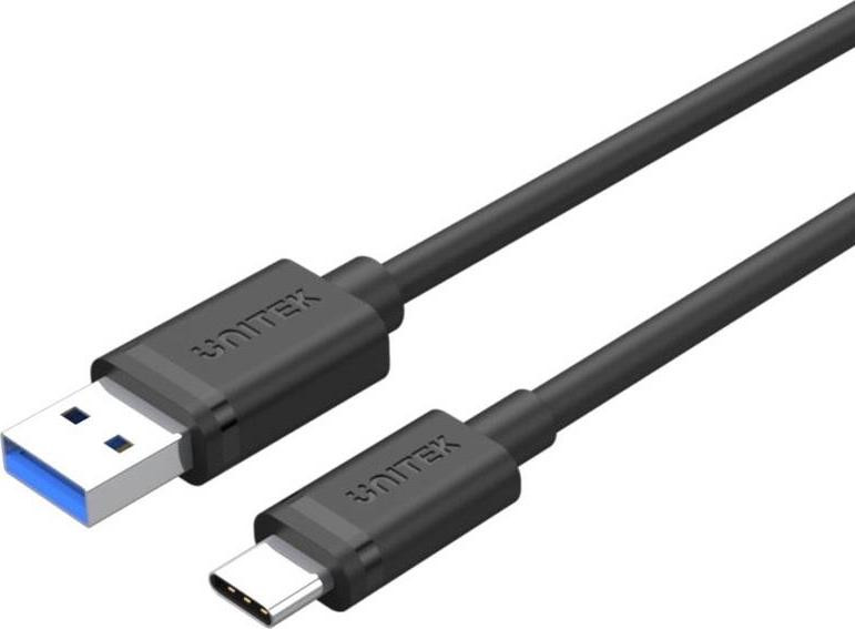 Unitek USB-A naar USB-C USB 3.2 Gen 1 kabel, 3 meter, zwart