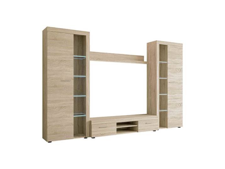 WOHNWAND Rumba XL mit LED Beleuchtung
