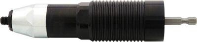 Blindnietmutternvorsatz-Adapter PROJAHN, M6-M10, ergonom. Haltegriff, inkl. Gewindedorne + Mundstücke
