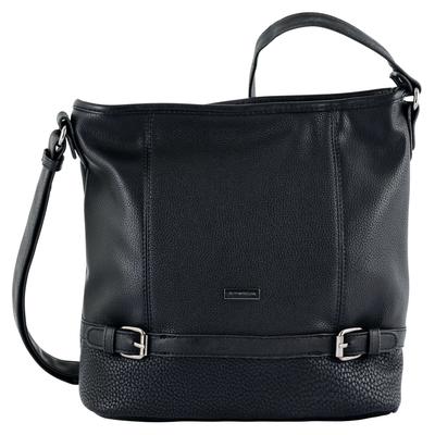 TOM TAILOR "Juna" aus soft genarbtem ledrigen Material mit glänzenden Metall-Accessoires