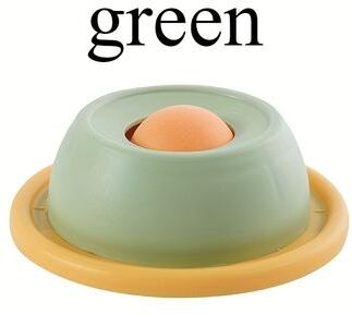 Inspire Daily Merch Interactive Cat Slow Feeder Toy Non Tipping Self Play Snack Plate For Cats With Dental Health Licking Fun green