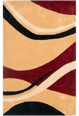 SAFAVIEH Handmade Modern Art Crystele Modern Polyester Rug