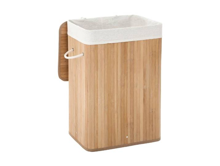 Wäschekorb SONGMICS Wäschekorb Bambus, 72 L , braun, B:40cm, Wäschesammler, Wäschekorb