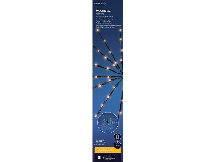 Kerstverlichting Lumineo LED poolster 46cm