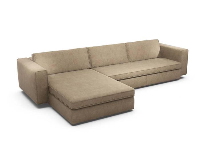 Ecksofa CLOUDY1, Sensoo, off-white, Textil