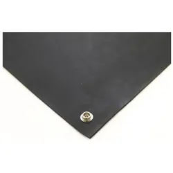 RS PRO, Zubehör Arbeitsschutz, Black ESD Floor Mat 1.2m x 0.6m x 3mm (Statikschutz)