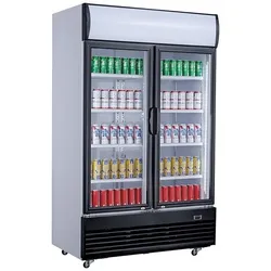 CombiSteel Kühlschrank mit 2 Glastüren 800 l