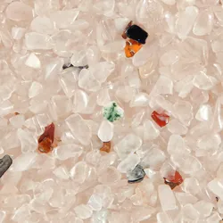 Terralith Edelsteinteppich Rosenquarz 1 qm -außen-