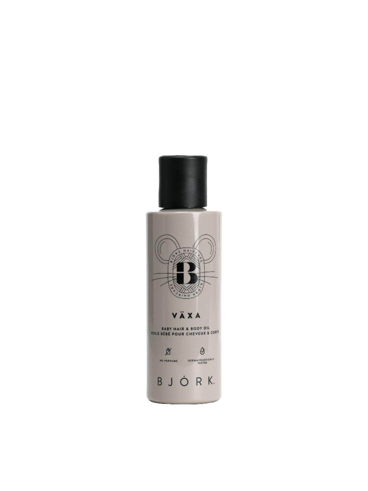 Bjork Vaxa Baby Nourishes & Smooths Oil For Hair & Body, 125 ml