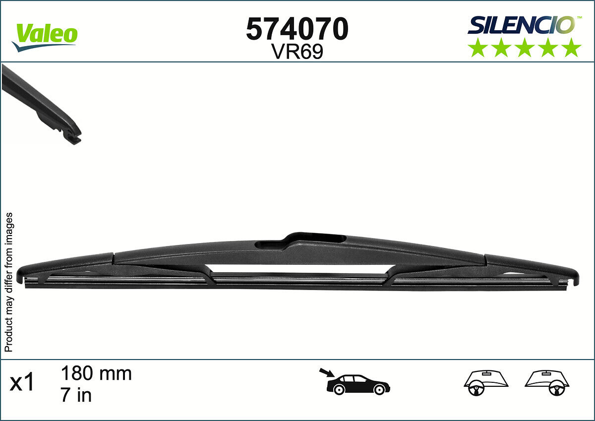 Valeo Wischblatt 574070 Hinten Für Vaughall Smart