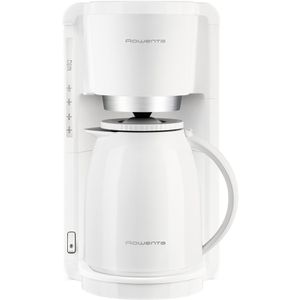 Rowenta Kaffeemaschine CT 3801 Adagio Thermo, mit Thermoskanne, 1,25 Liter, 850 Watt, weiß, bis zu 10 Tassen