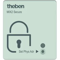 Theben 9070084 Busankoppler zum Upgrade bestehender MIX2-Grundgeräte auf KNX TP Secure Busmodul MIX2 Secure