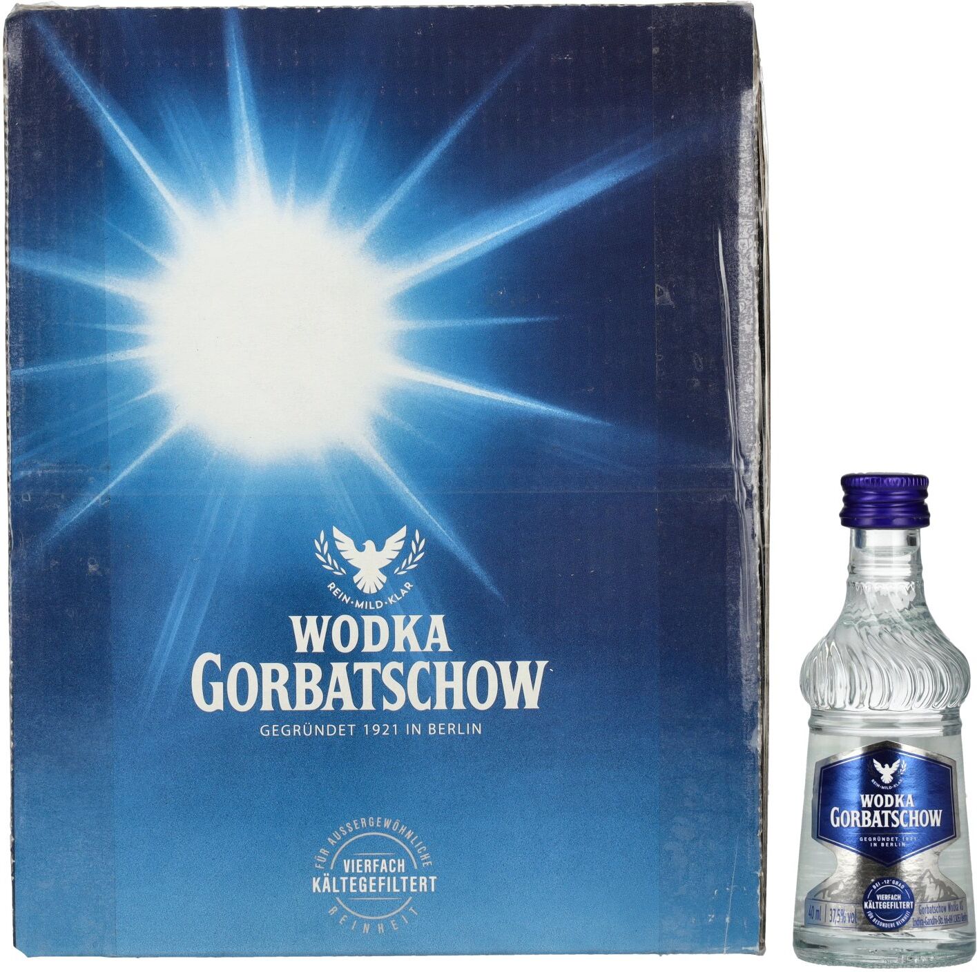 Gorbatschow Wodka 37,5% Vol. 20x0,04l