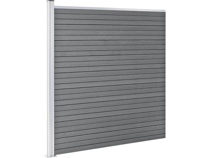 vidaXL Gartenzaun WPC 699x186 cm Grau