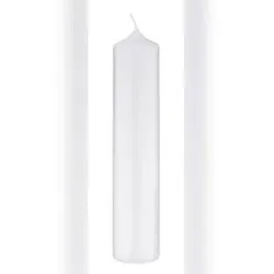 Wiedemann Kerzen weiße Kaminkerze   250 x 60 mm