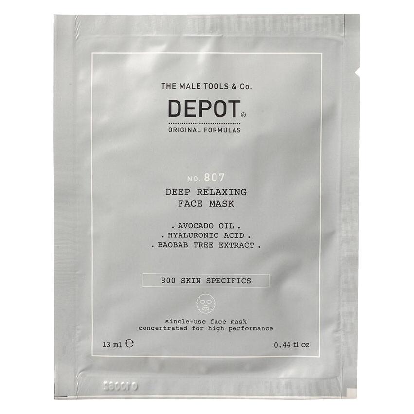 Depot 807 Deep Relaxing Face Mask for Men 12 Pack (34750246)