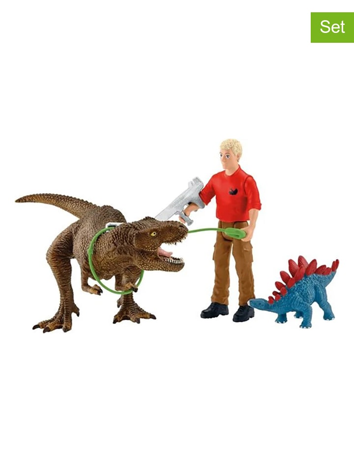 Schleich 5tlg. Spielset "Tyrannosaurus Rex Angriff - 41465" - ab 5 Jahren - onesize