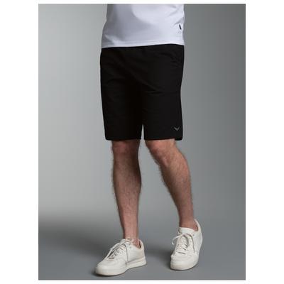 Jerseyhose TRIGEMA "TRIGEMA Bermuda aus Single-Jersey", Herren, Gr. 5XL, Normalgrößen, schwarz, Single Jersey, 100% Baumwolle, Hosen Jerseyhose