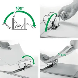 5x Leitz, Ordner, Qualitäts-Ordner Active Urban Chic breit (A4, 82 mm, 1 Stk.)