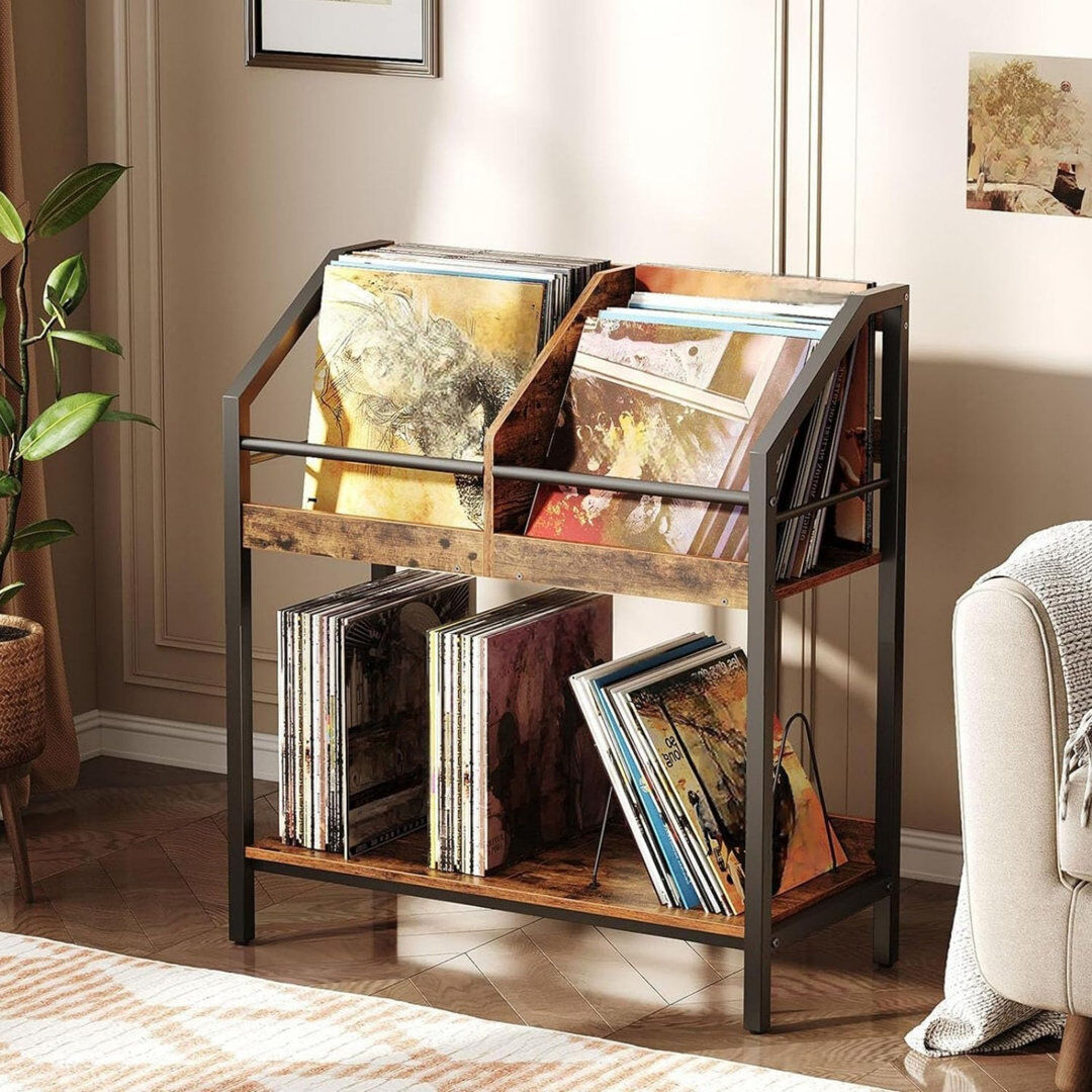 Trent Austin Design 78 cm H Media Shelves Brown 78cm H X 70cm W X 32cm D