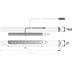 Halemeier, Deckenleuchte, LED-Anbauleuchten LuckyLine 12 V (40 lm)