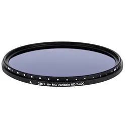 JJC F NDV49 Variable ND Filter (ND2-400) für Fotografie