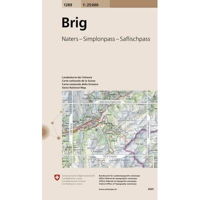 1289 Brig, Sonstige von , Swisstopo, 978-3-302-01289-6