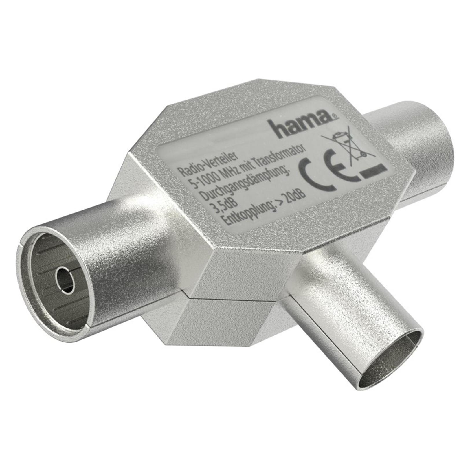 Hama Antennen-Verteiler, Koax-Stecker (Antennenkabel) (00205237)