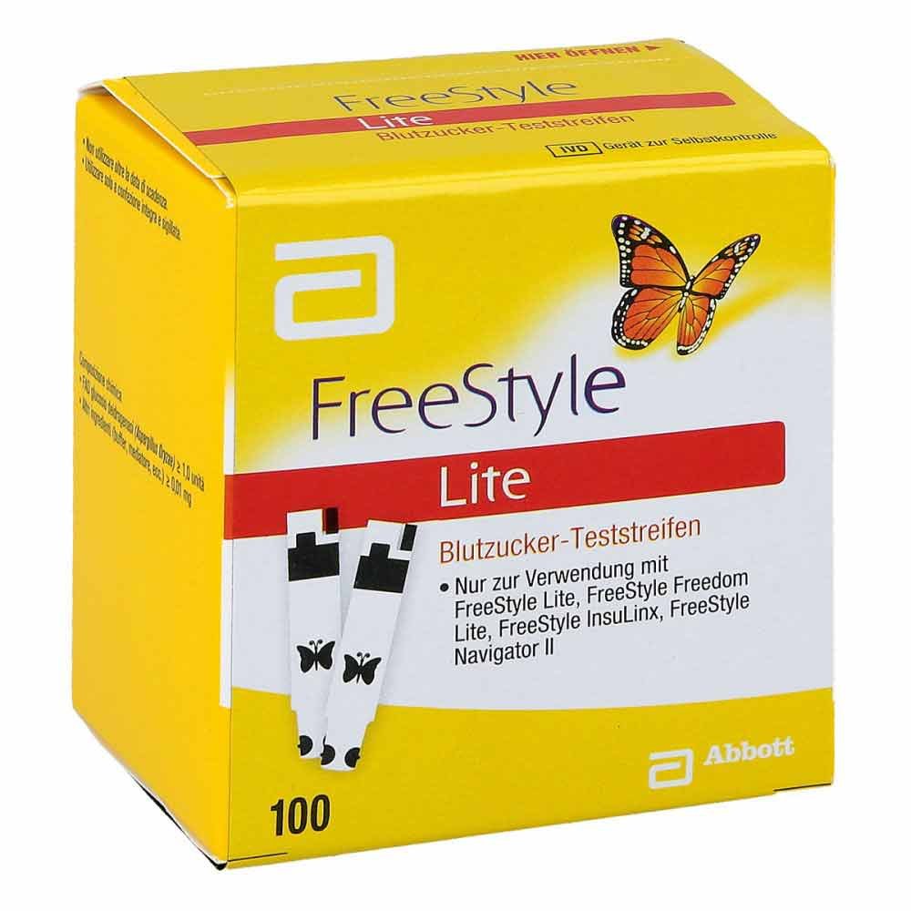 Medi-Spezial GmbH Freestyle Lite Blutzucker-Teststreifen ohne Codieren 06797666