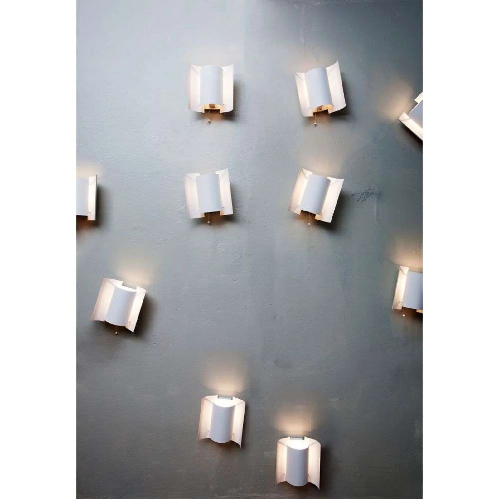 Northern Butterfly Wandlamp Matt White - Metaal