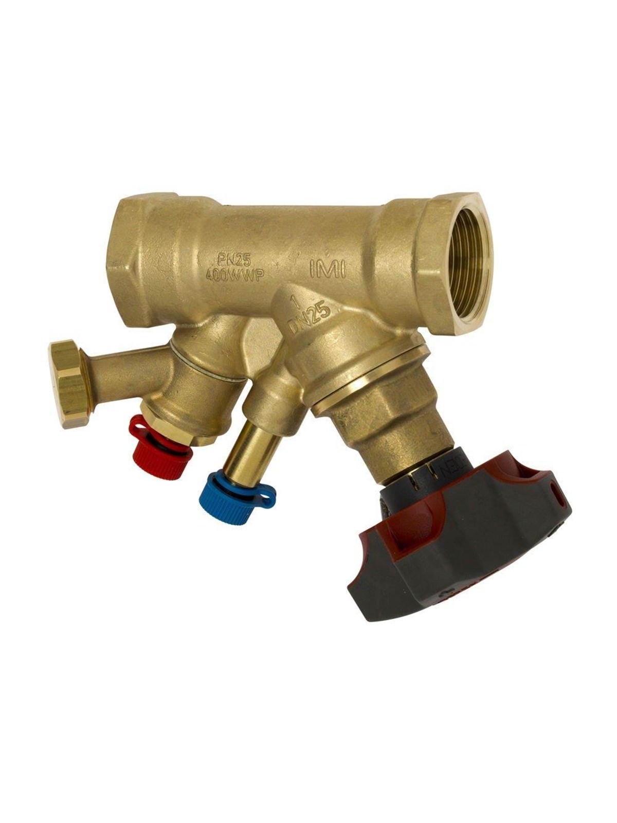TA Balancing valve stad 40 female 12 drain