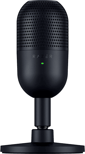 Micrófono - Razer Seiren V3 Mini, Cable USB tipo A a C, Condensador supercardioide, Negro