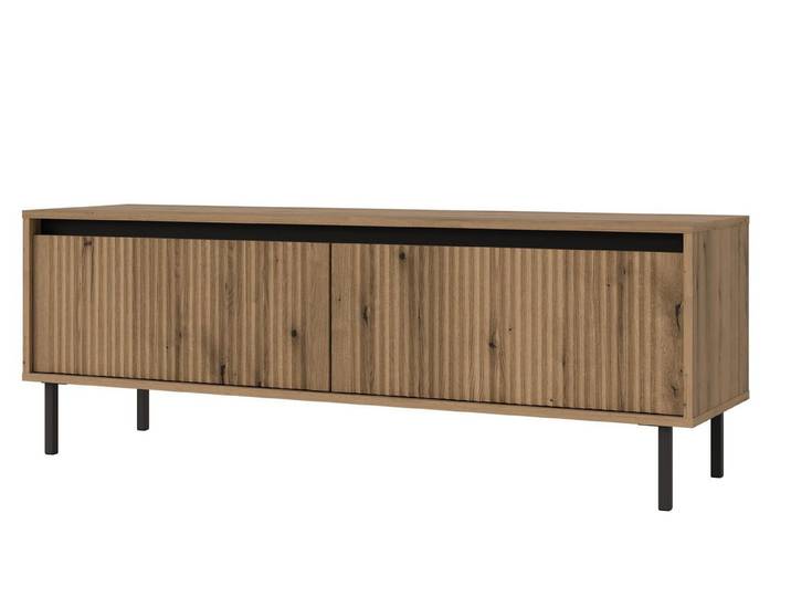 Compleo TV-Schrank mit zwei Türen, Lowboard klein 140 cm breit CIAO ideal für ein kleines Zimmer